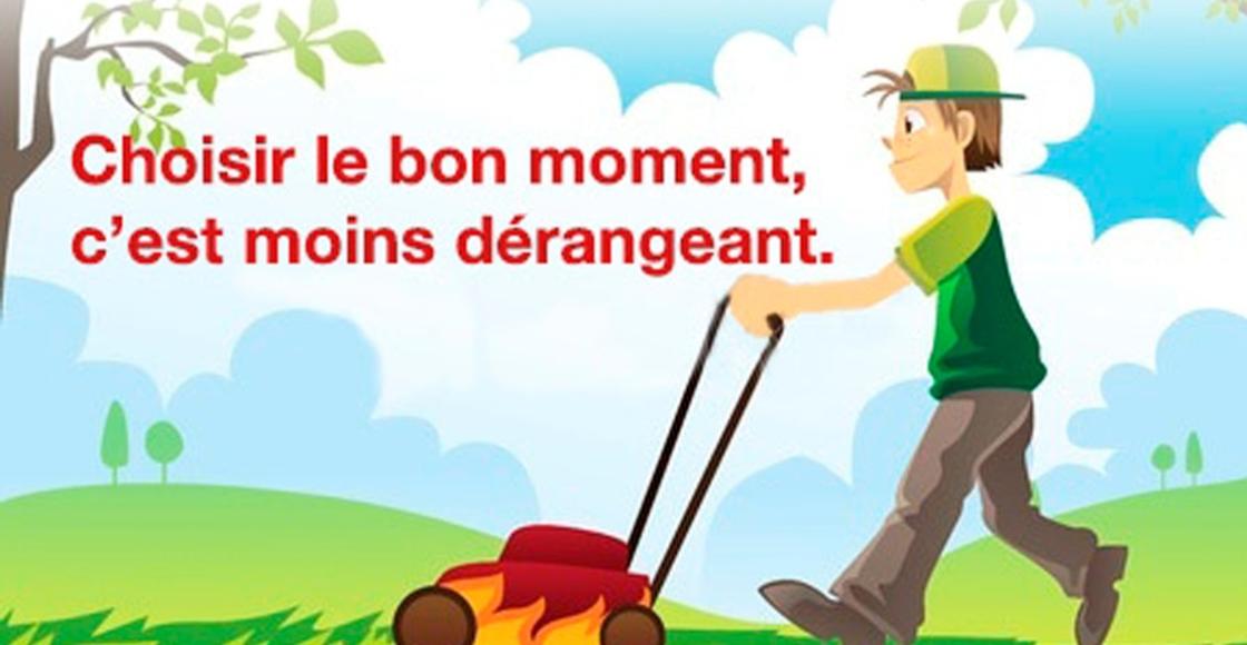 Horaires des tontes / Elagage / Feu de jardin