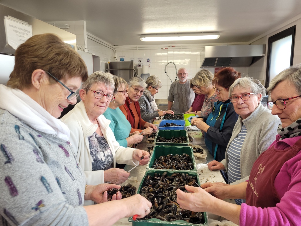 Préparation des moules