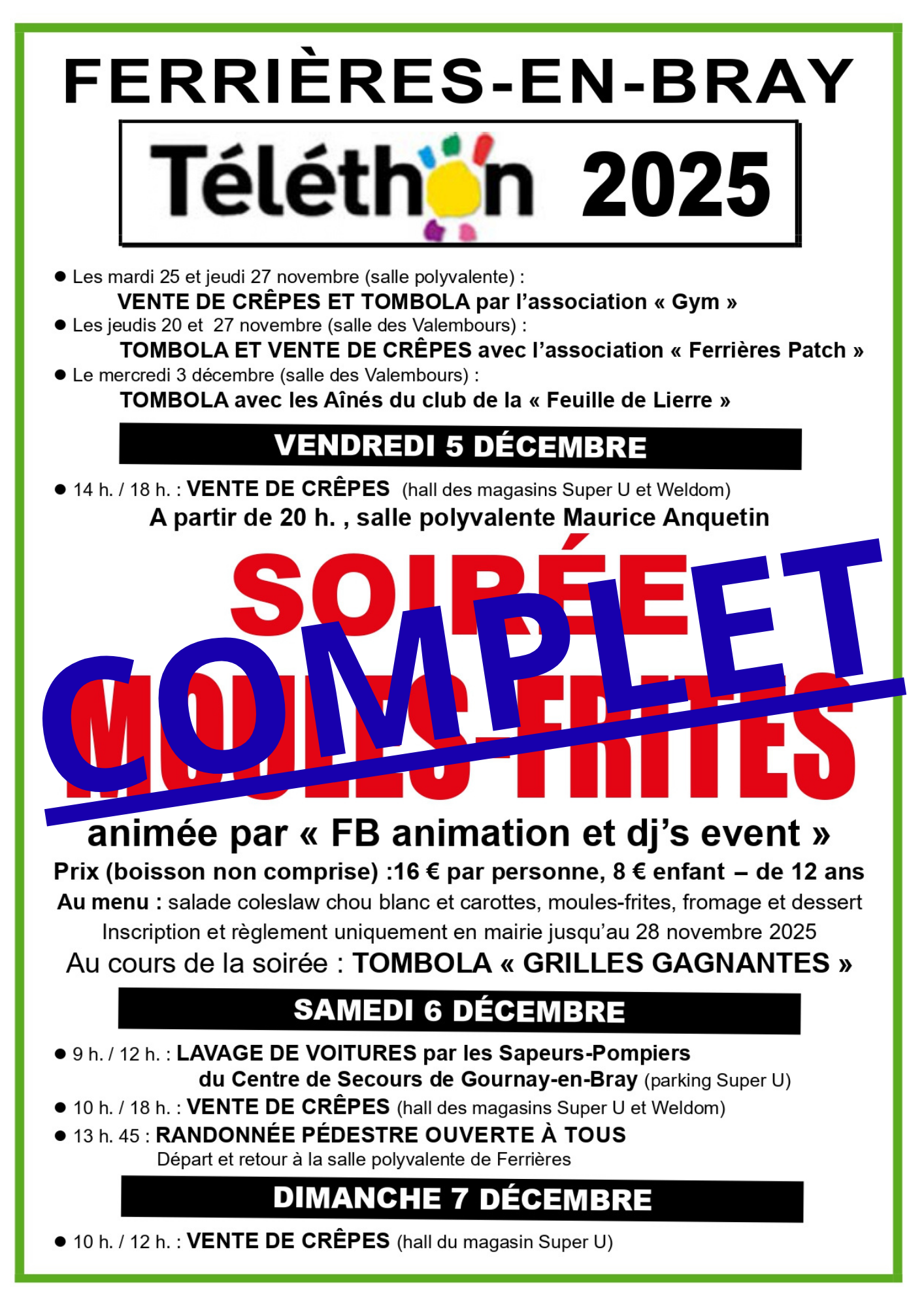 Affiche téléthon