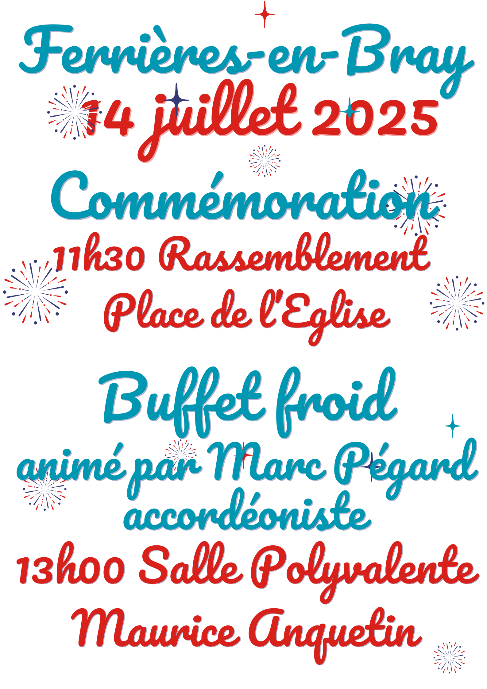 Affiche 14 juillet 2025