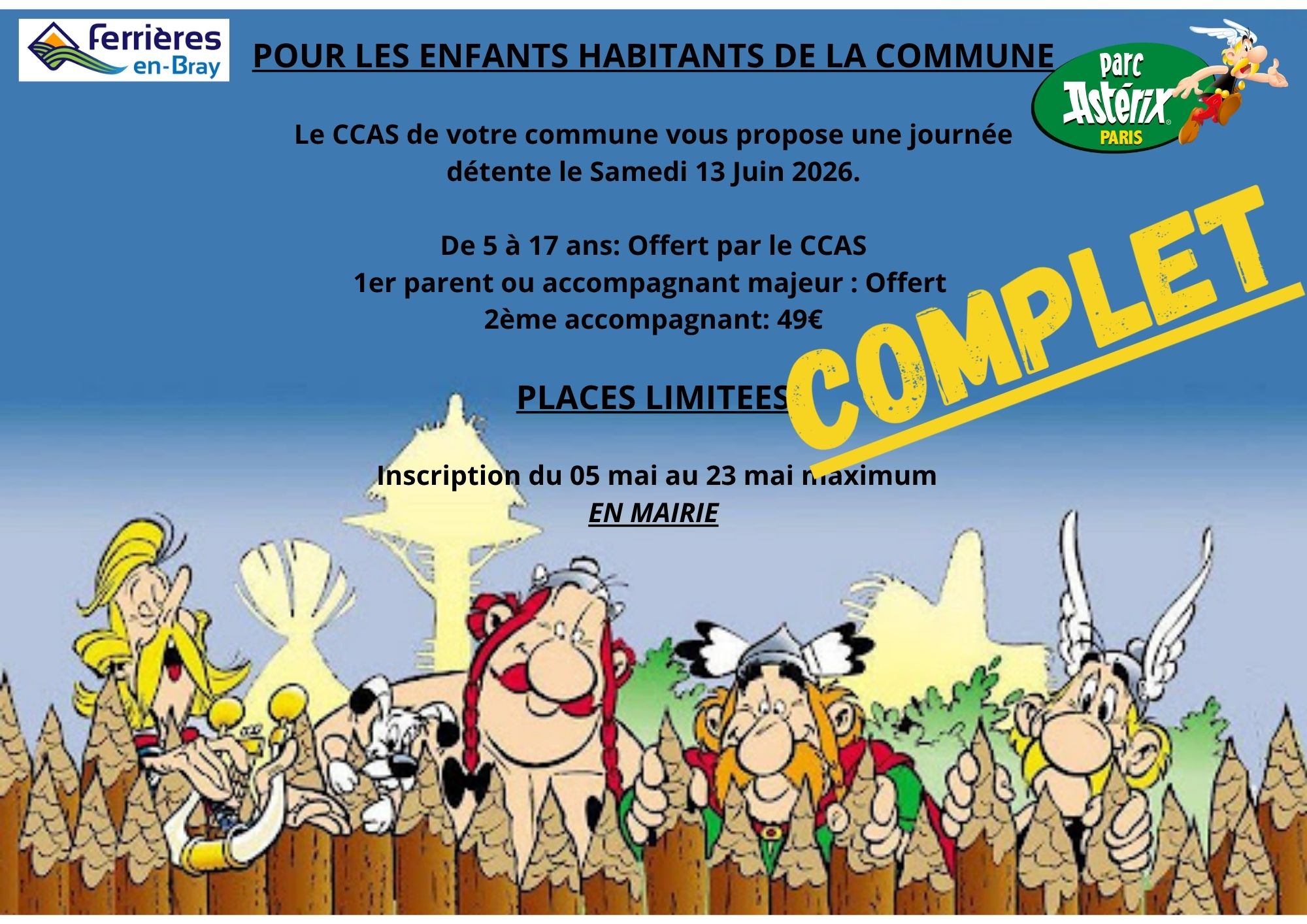 Affiche sortie Astérix