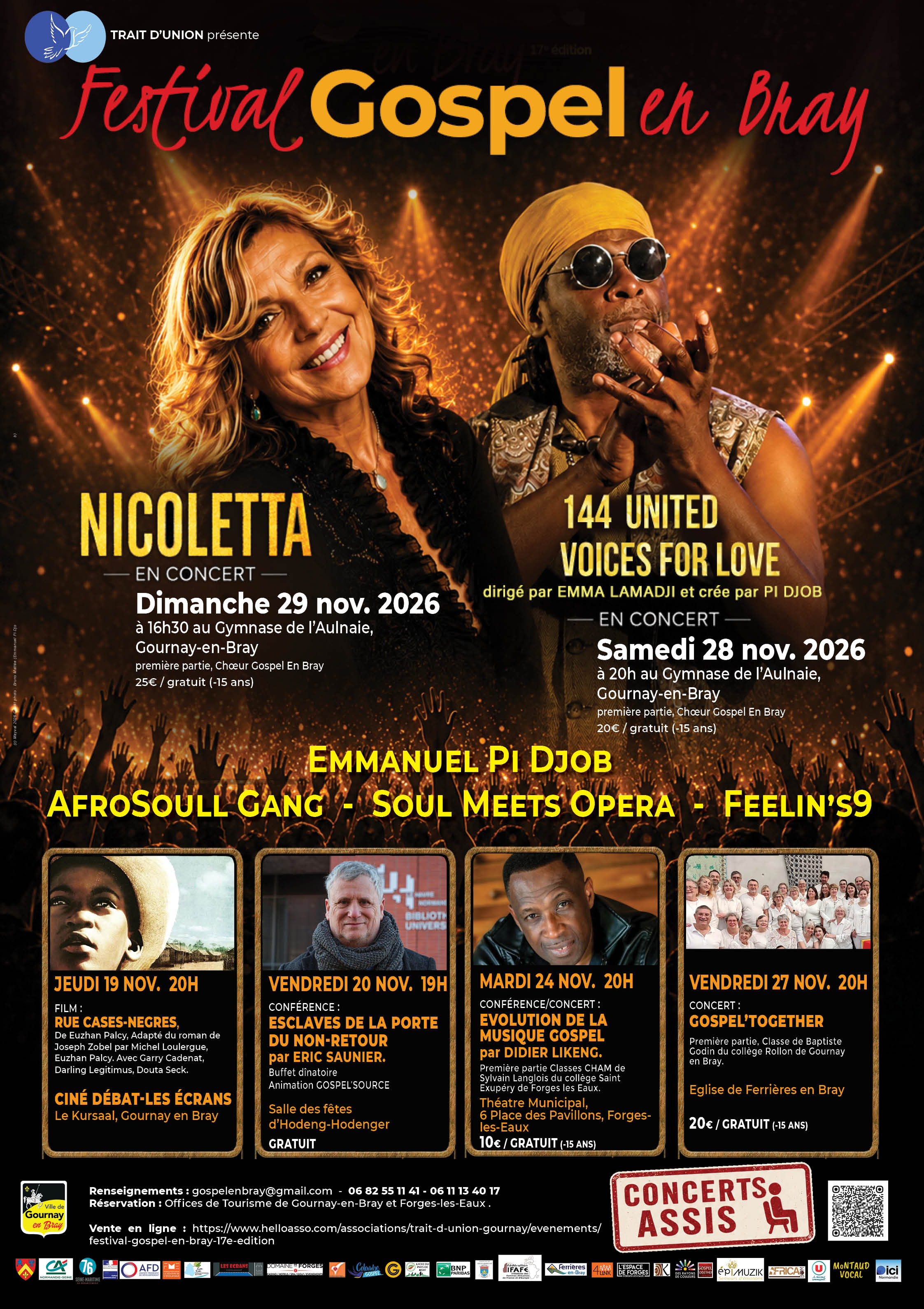 Affiche Festival de Gospel