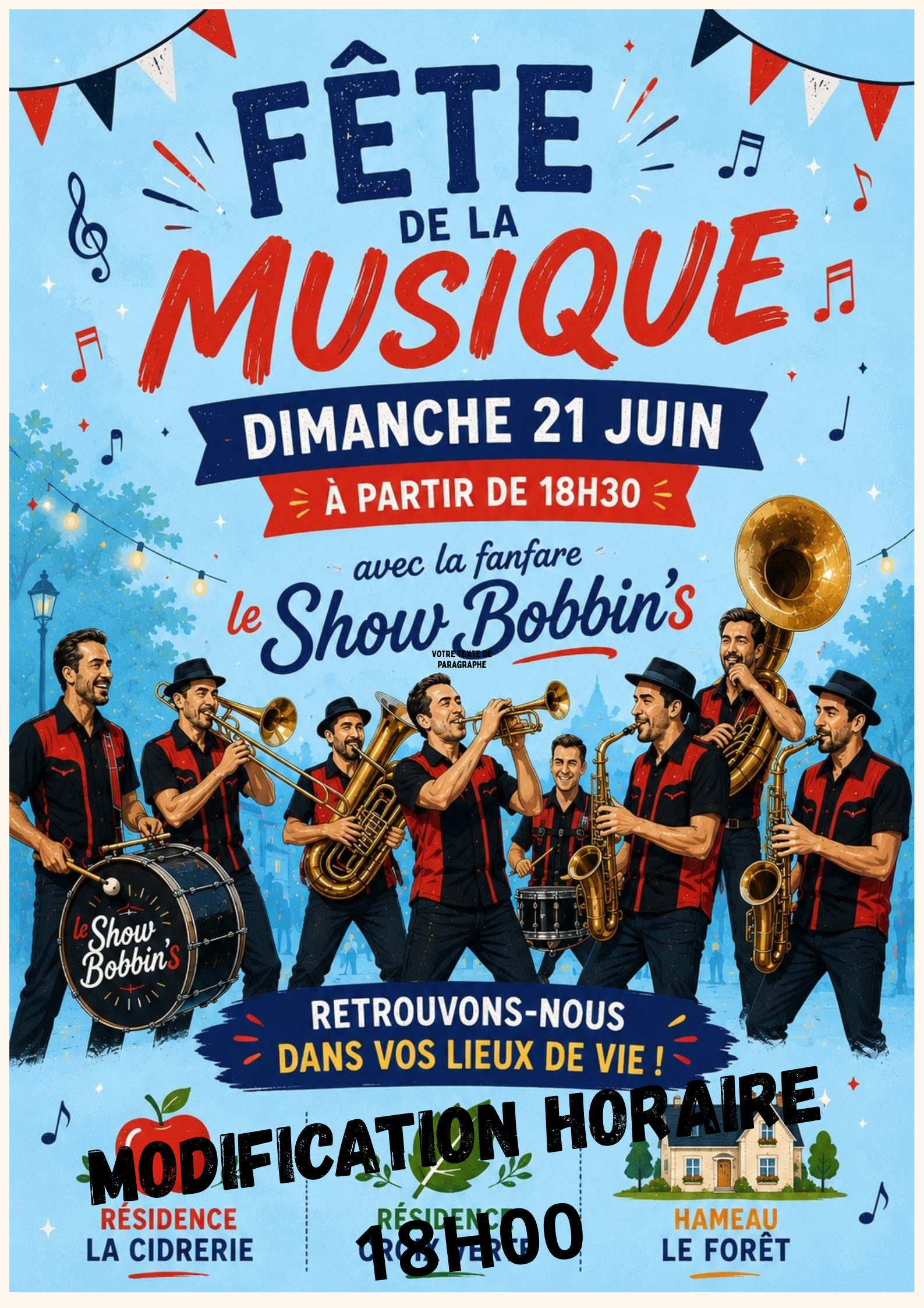 Affiche Fête de la musique