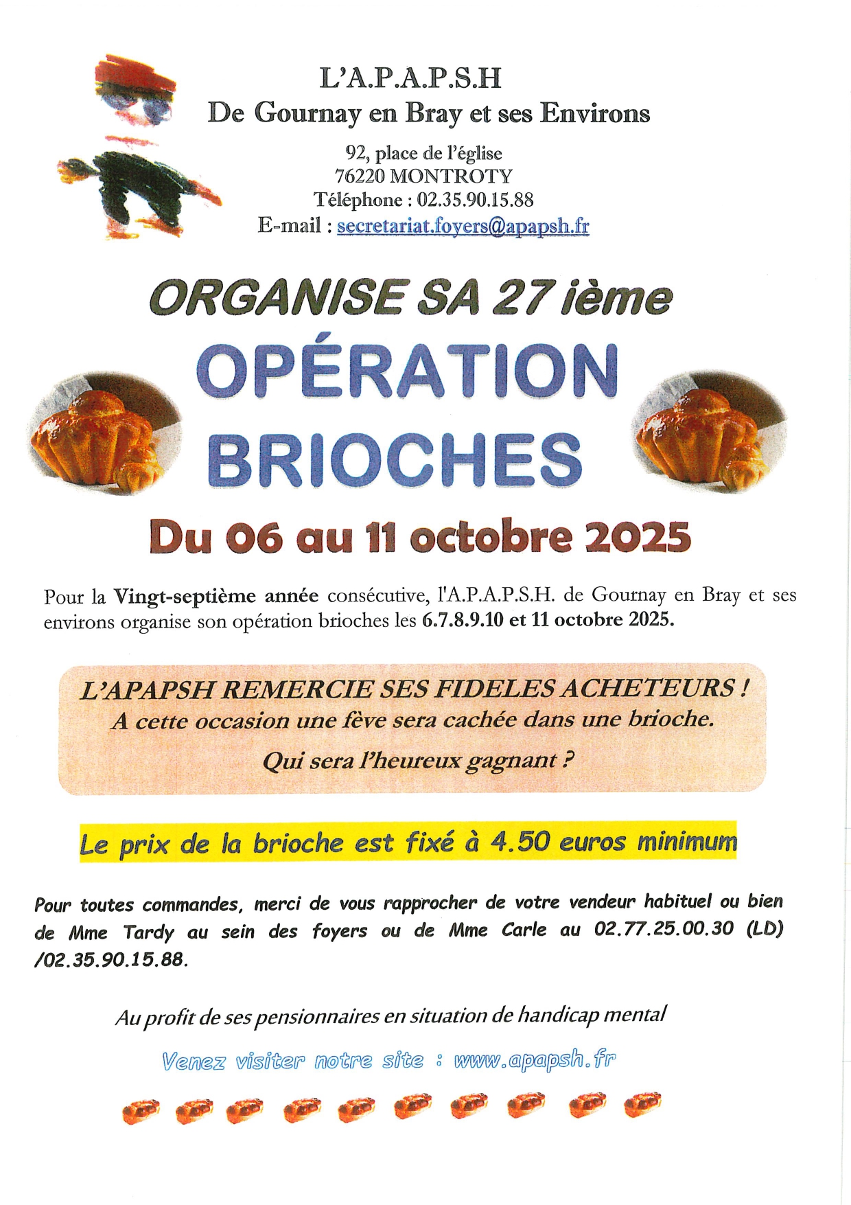Vente brioches