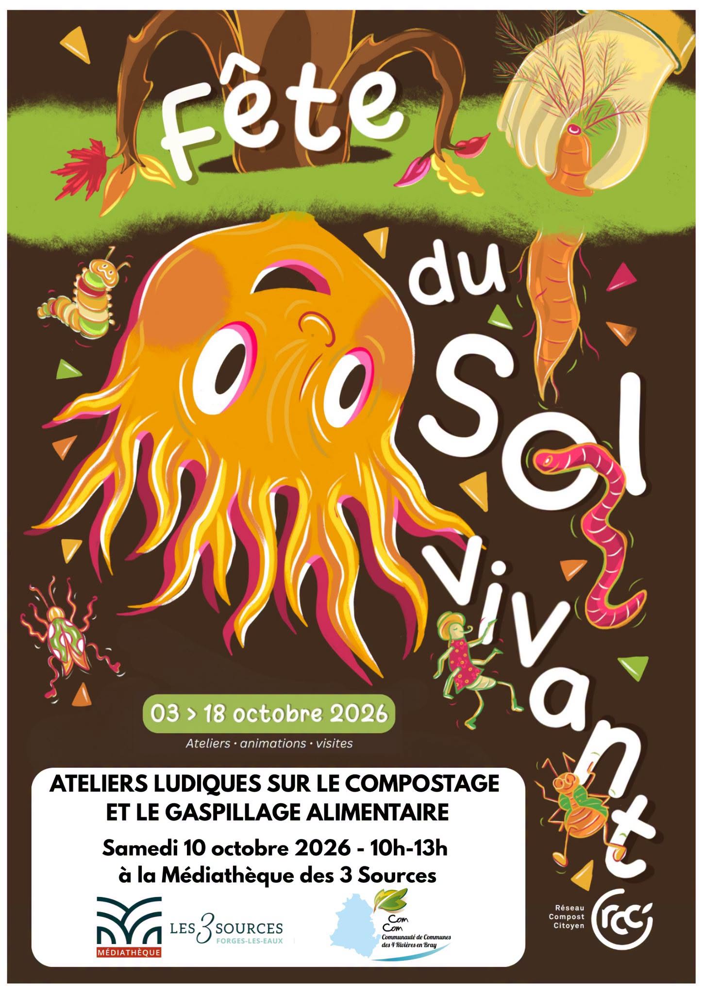 Affiche Fête du Sol Vivant