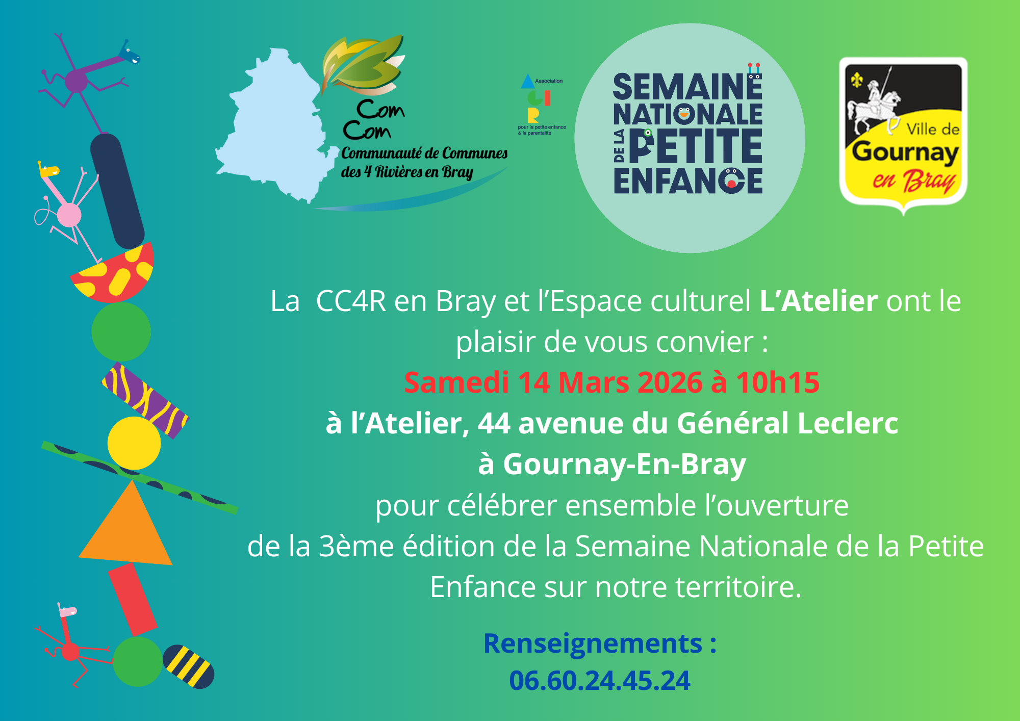 Affiche semaine Petite Enfance 2026