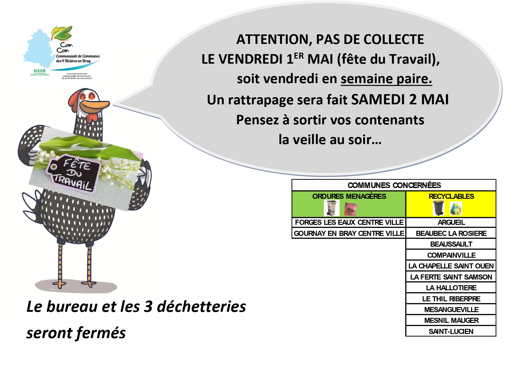 Affiche SIEOM 1er mai