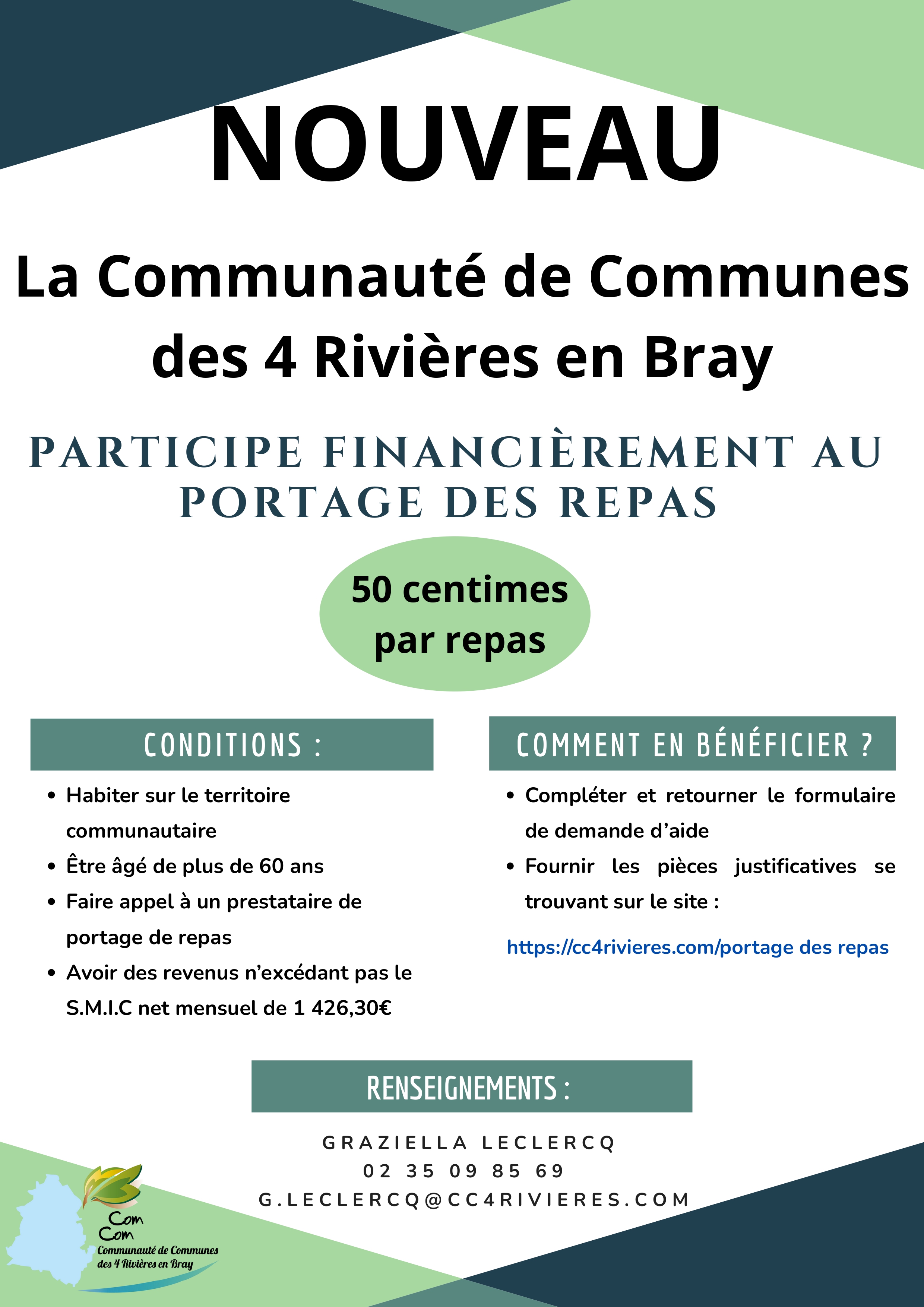  Ade financière portage de repas
