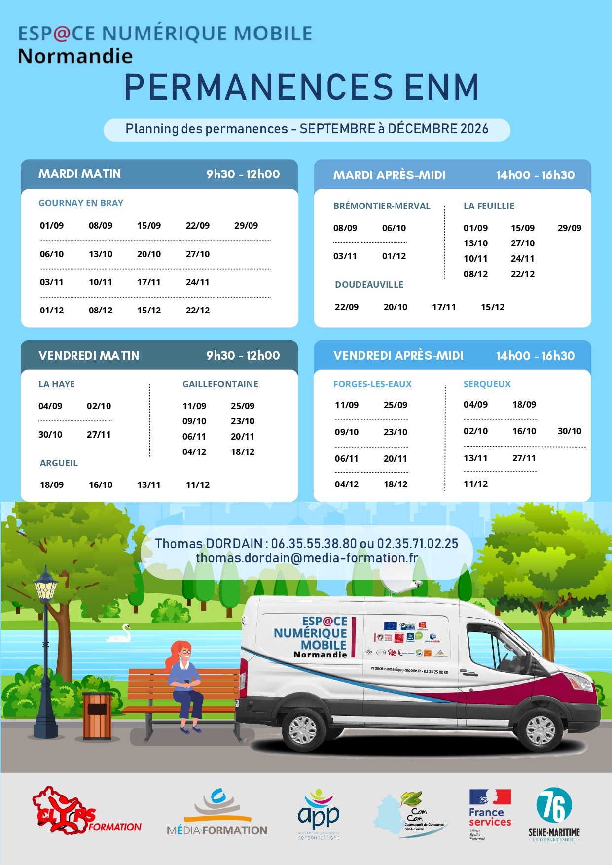 Affiche Septembre à décembre