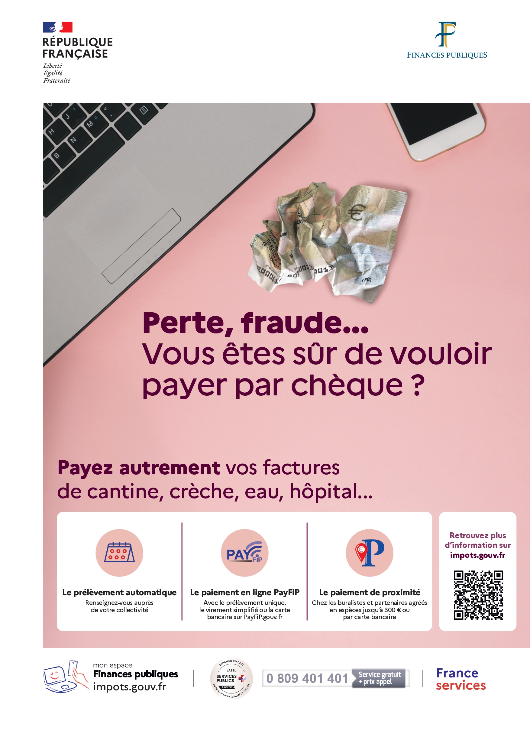 Affiche Trésor Public