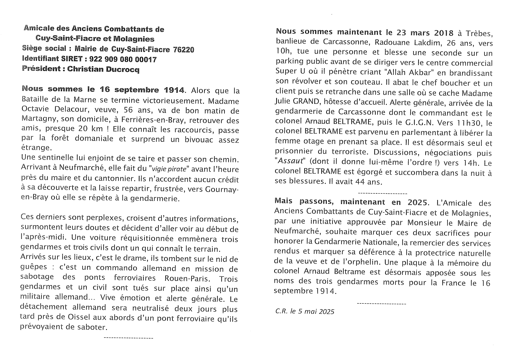 Hommage page 2
