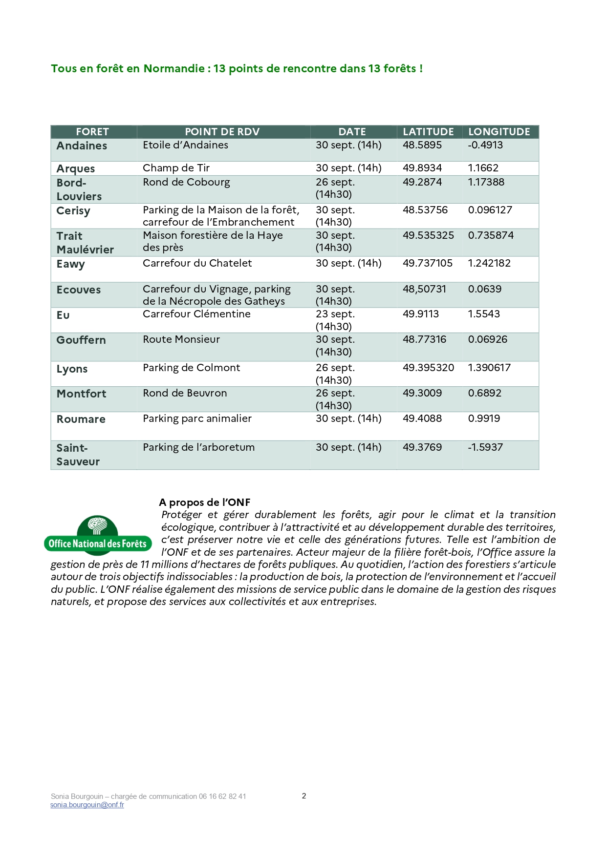 Communiqué page 2