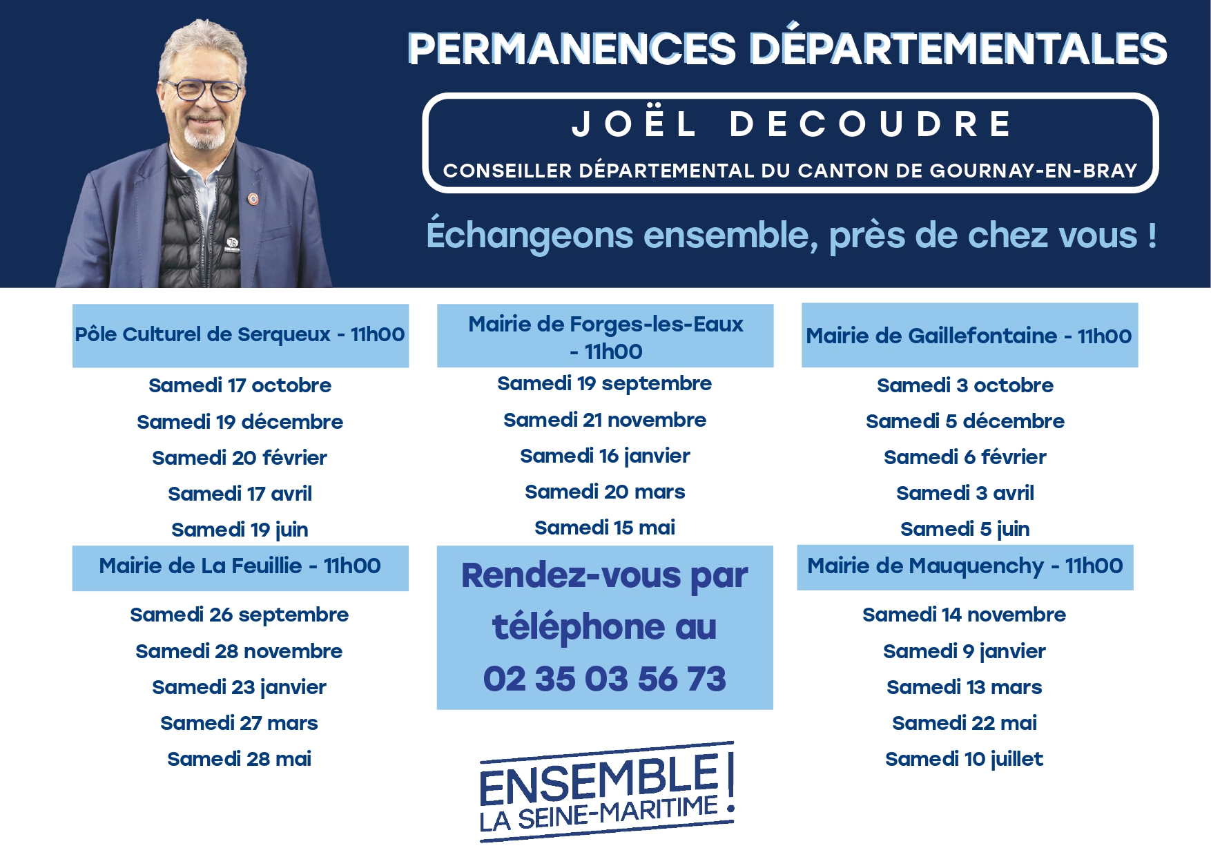 Permanences Joël DECOUDE