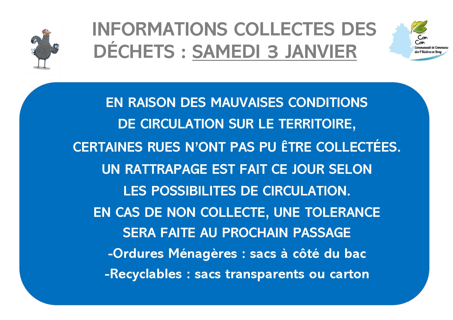 Affiche 3 janvier 2026