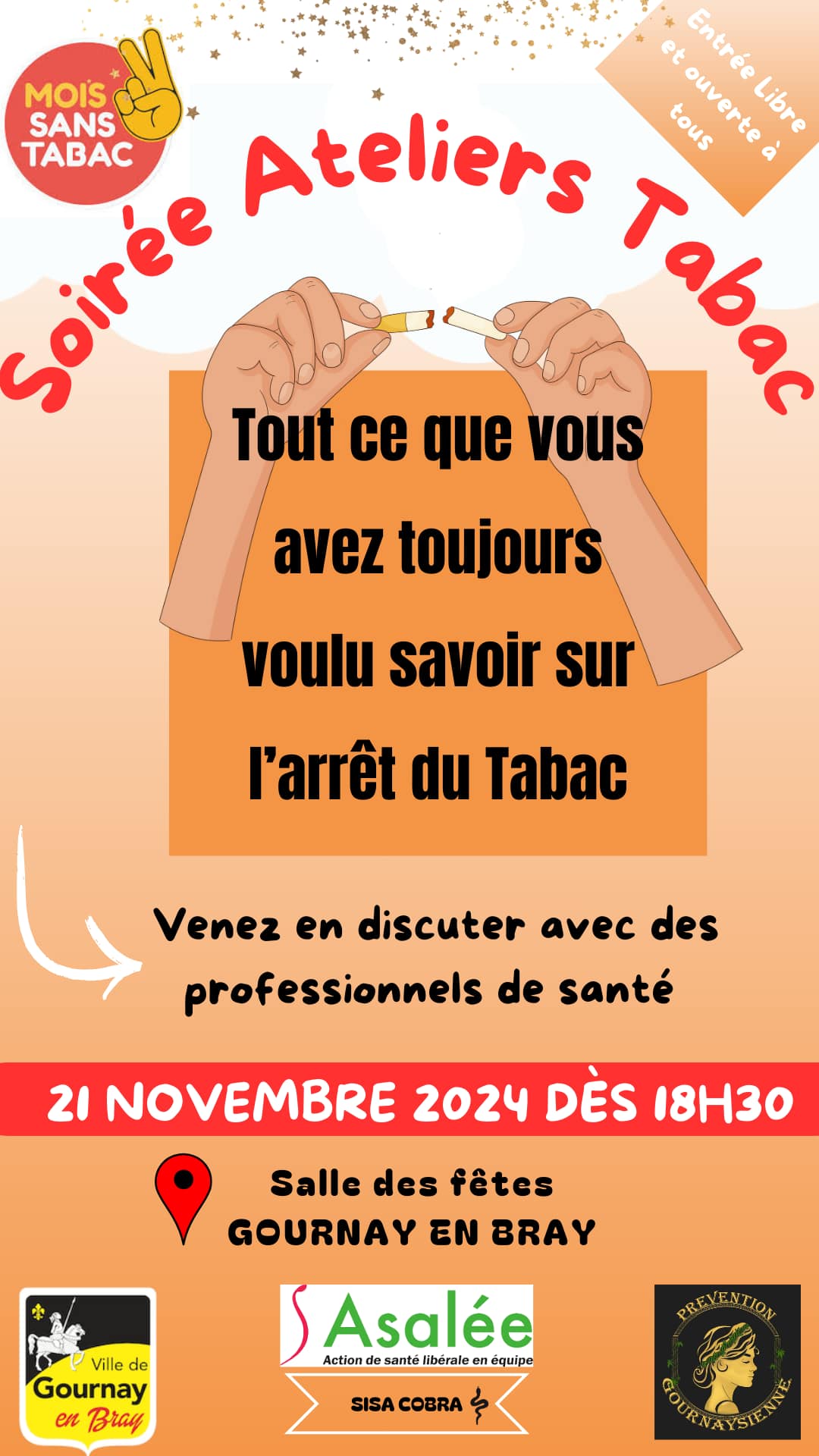 Affiche soirée sa tabac