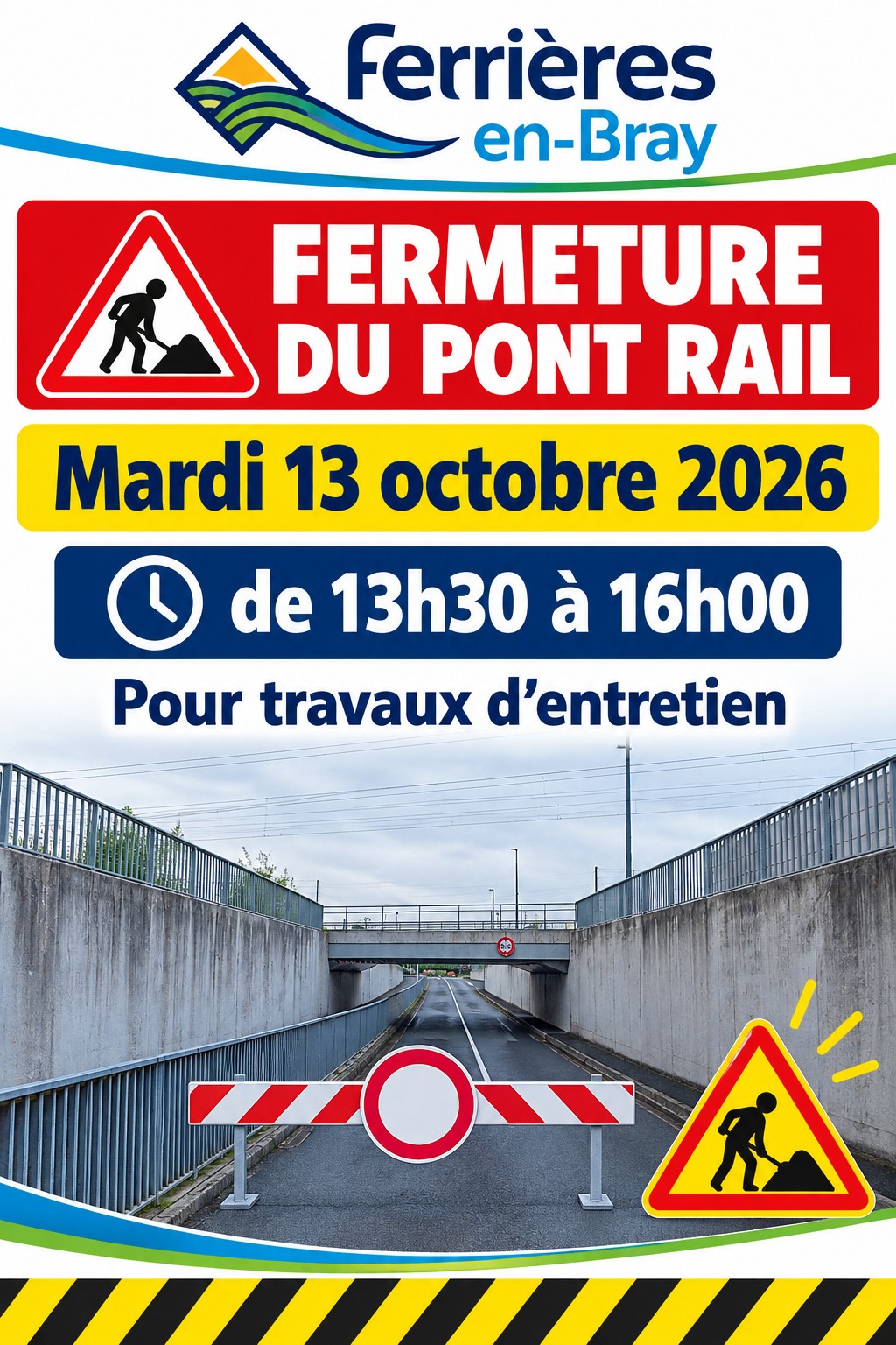 Travaux pont rail