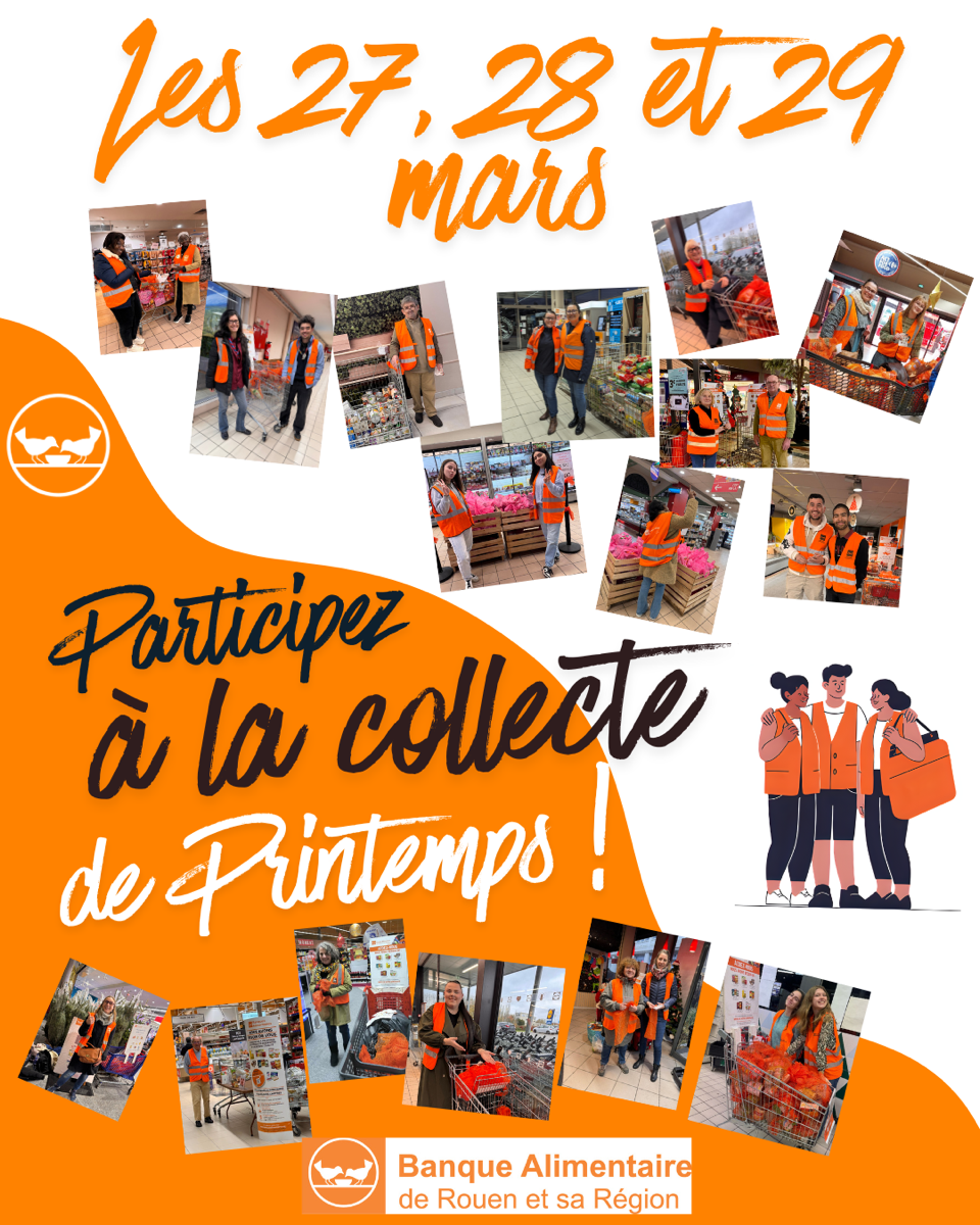 Affiche collecte Banque Alimentaire 2026