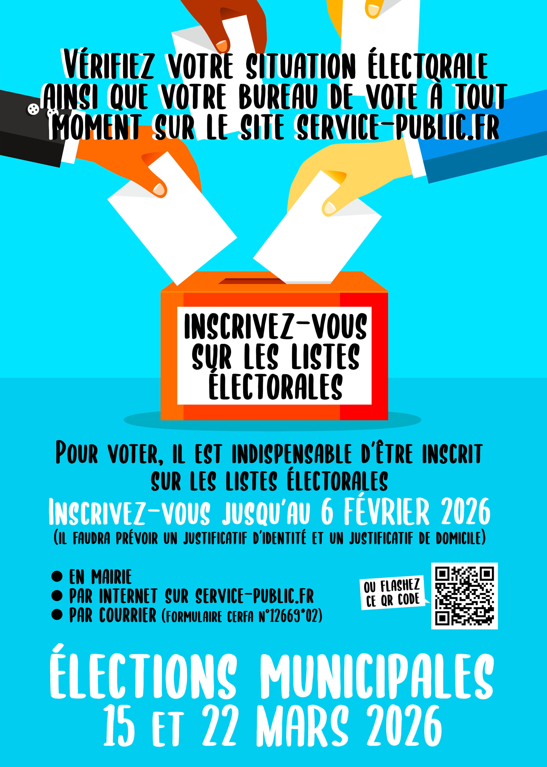 Affiche liste électorale