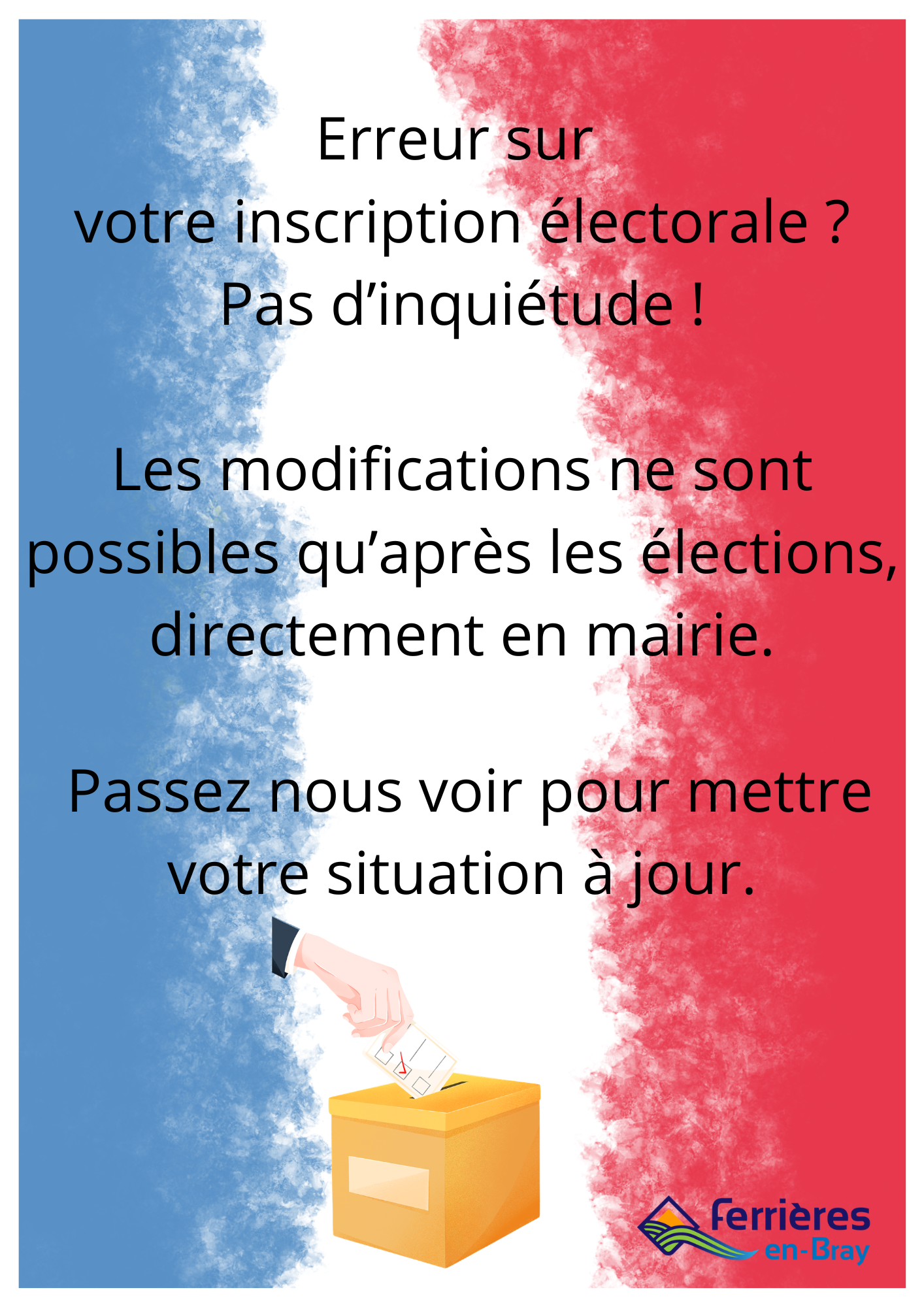 Erreur liste électorale