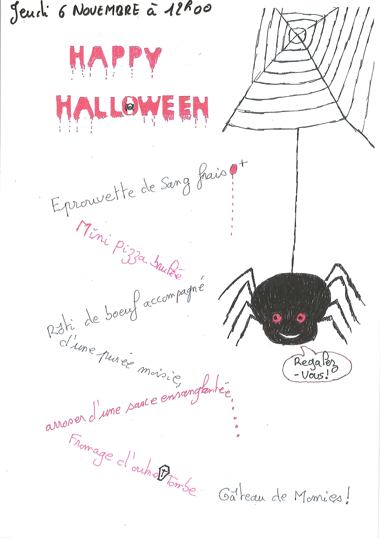 Men cantine Halloween