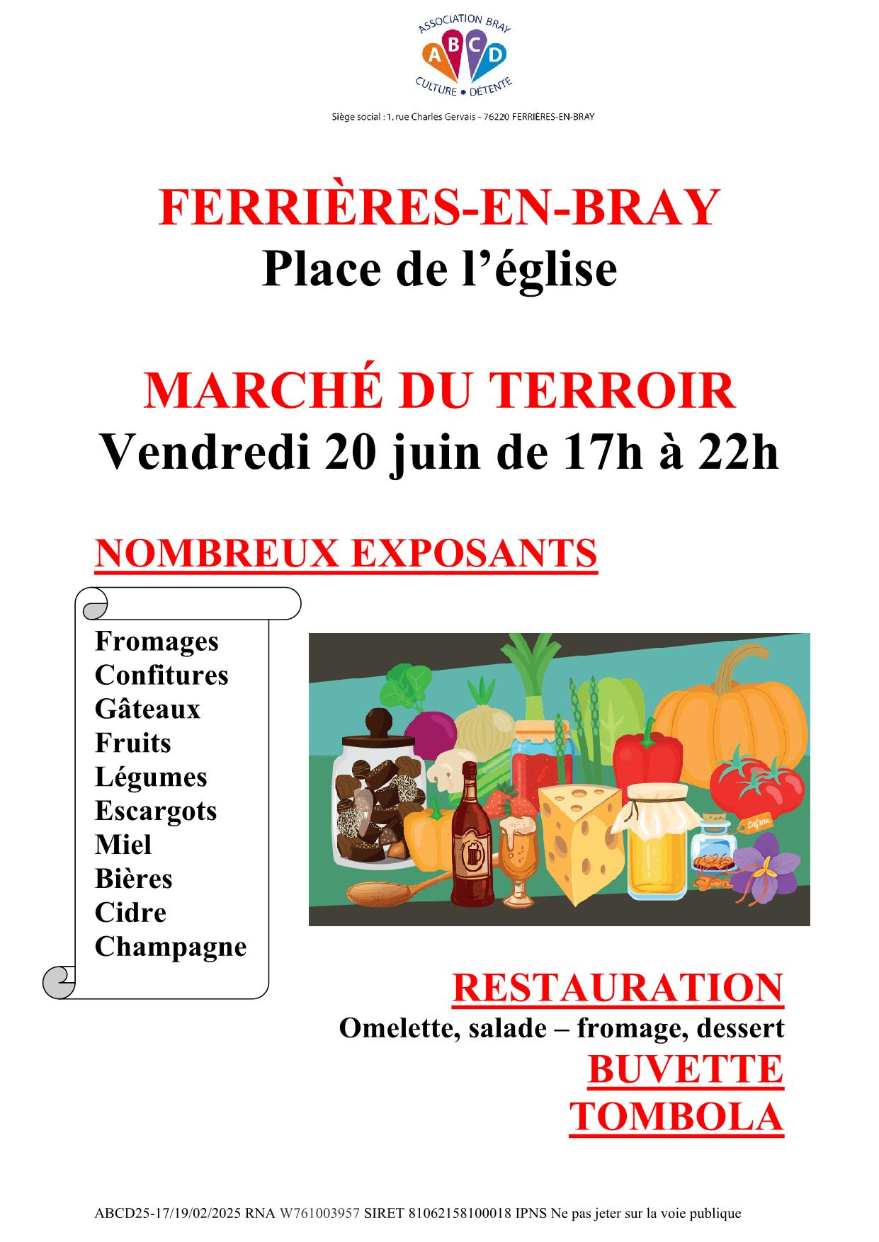 Affiche Marché du Terroir