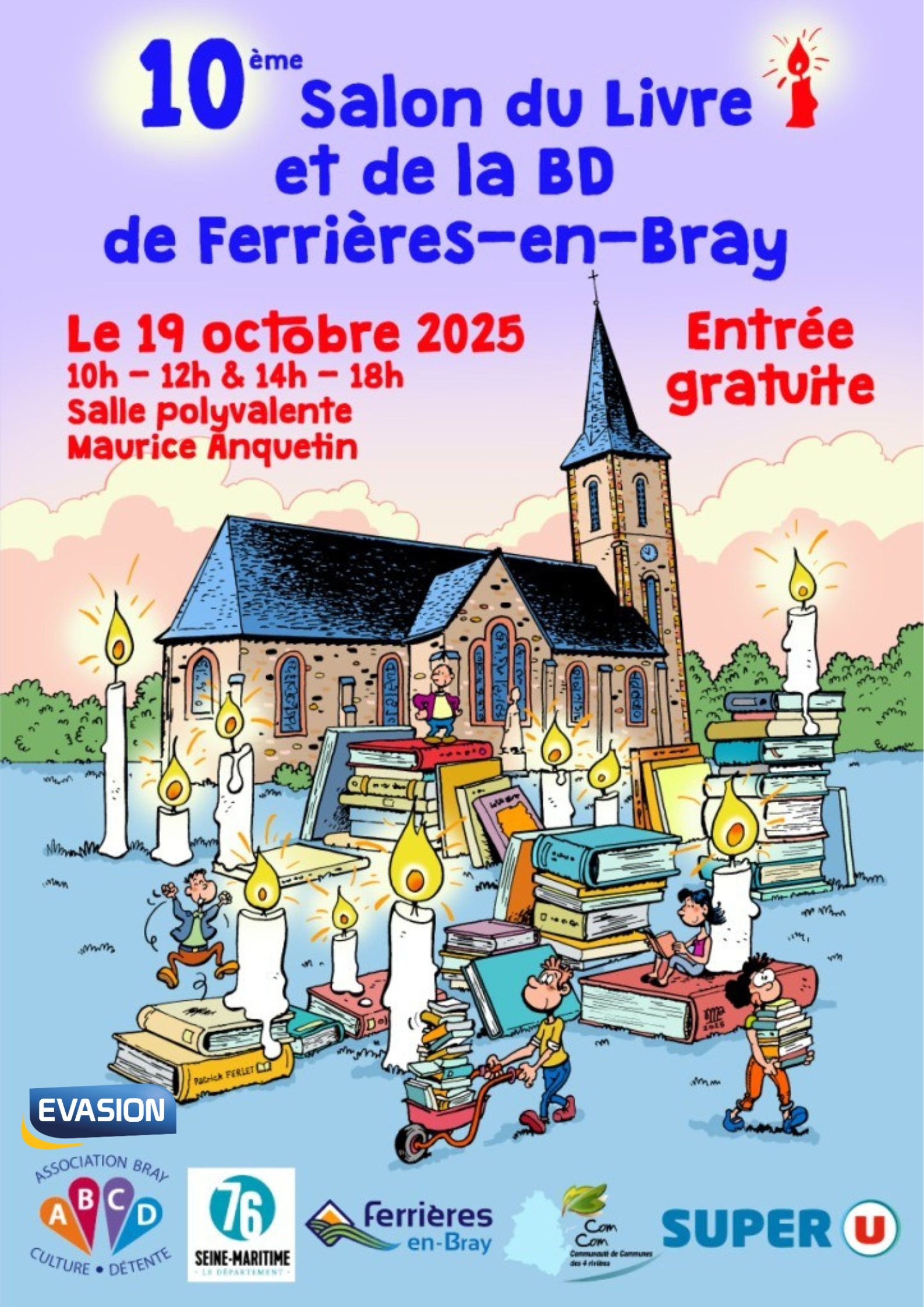 Affiche 10ème salon du livres