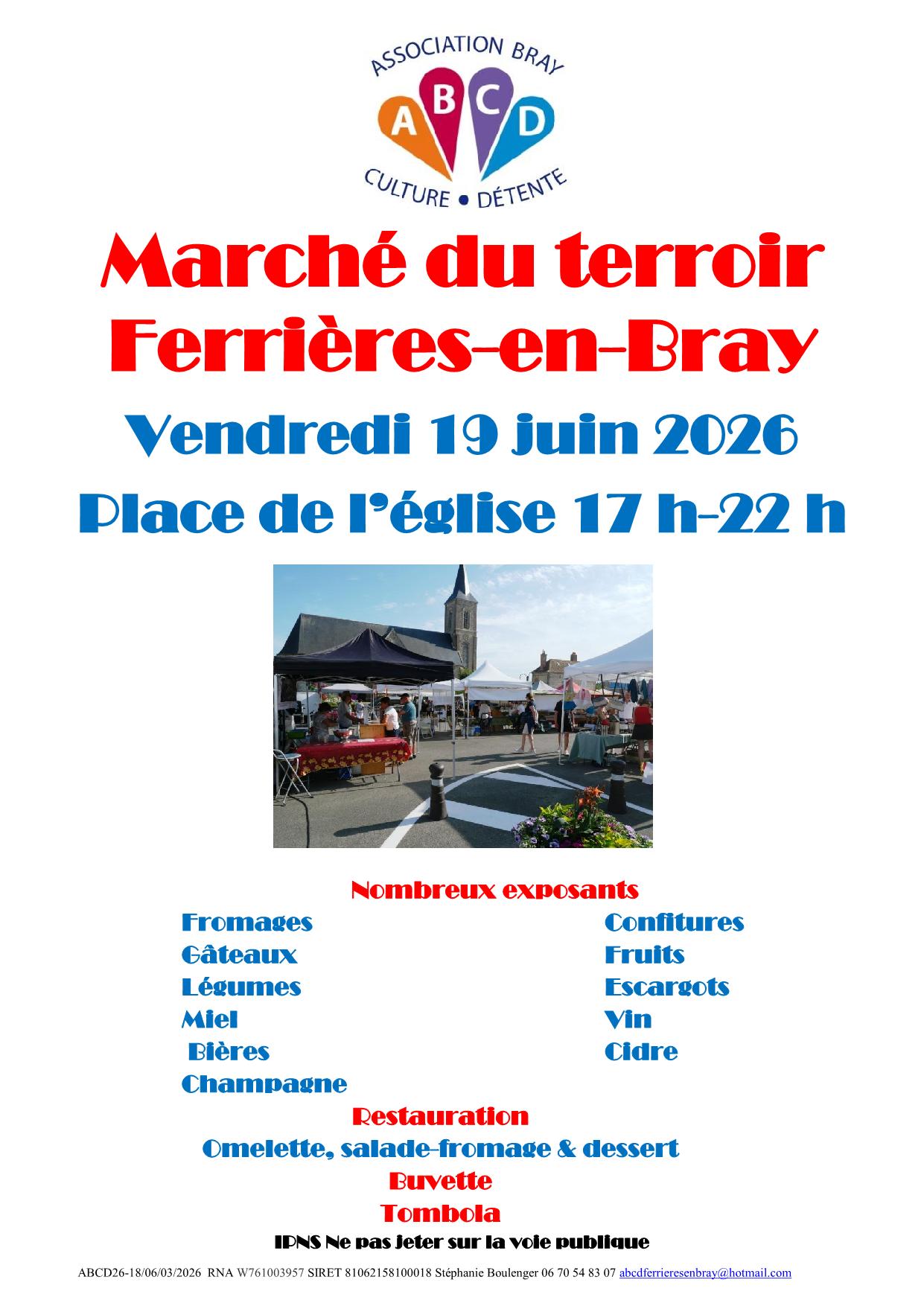 Affiche Marché du Terroir