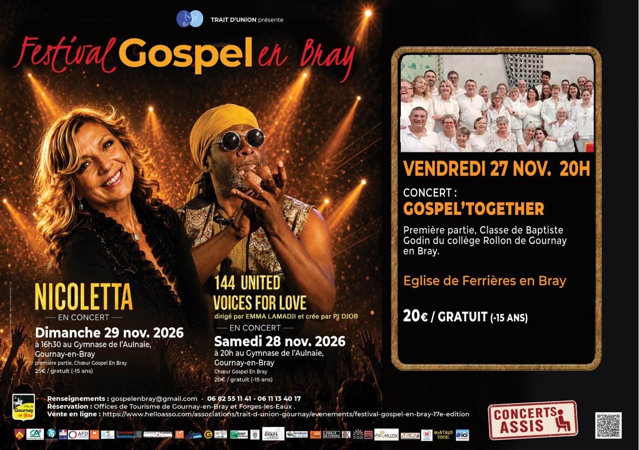 17ème festival Gospel en Bray