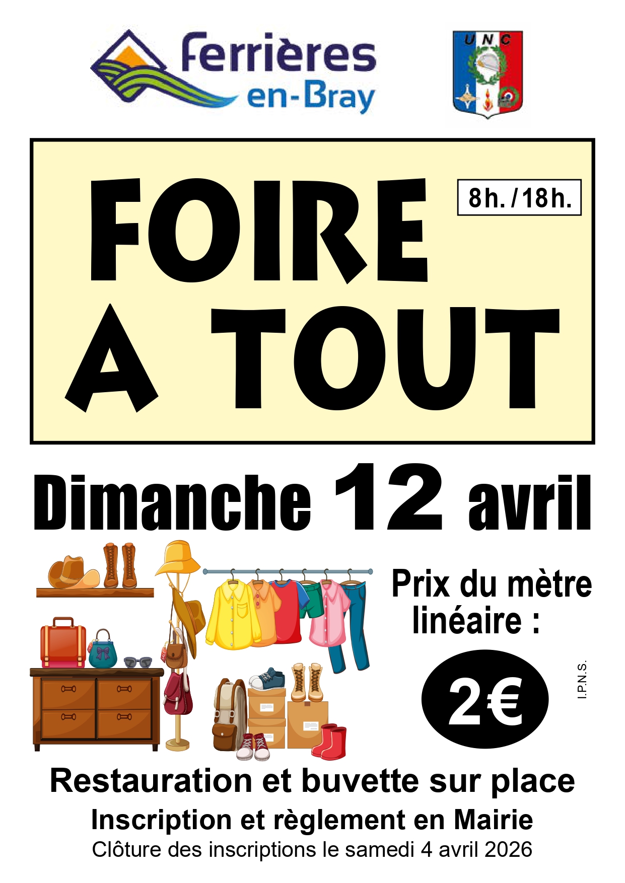 Affiche Foire à tout