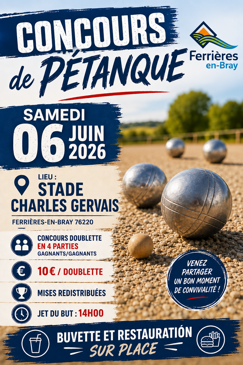 Concours de pétanque