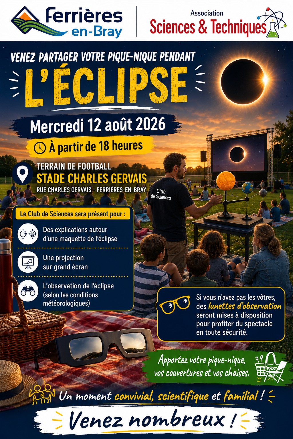 Affiche éclipse 2026