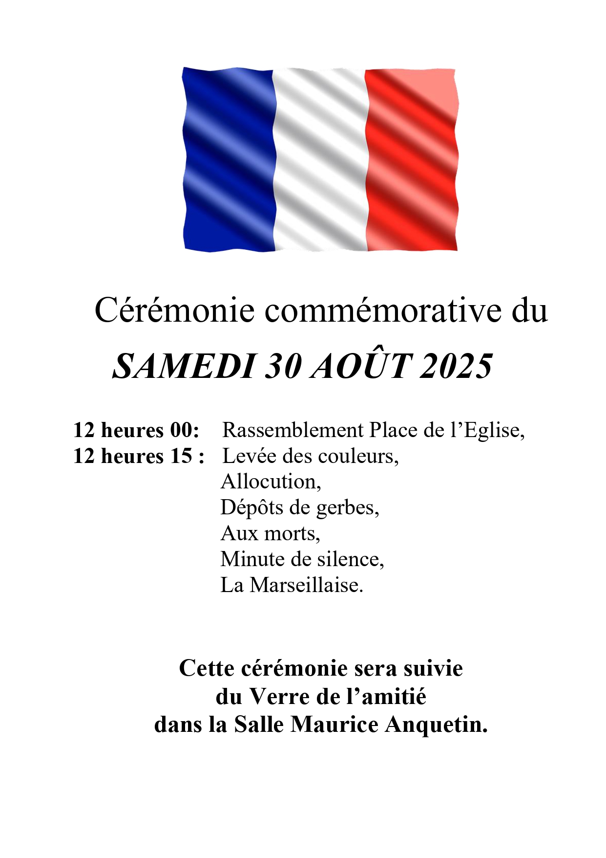 Affiche 30 août 2025