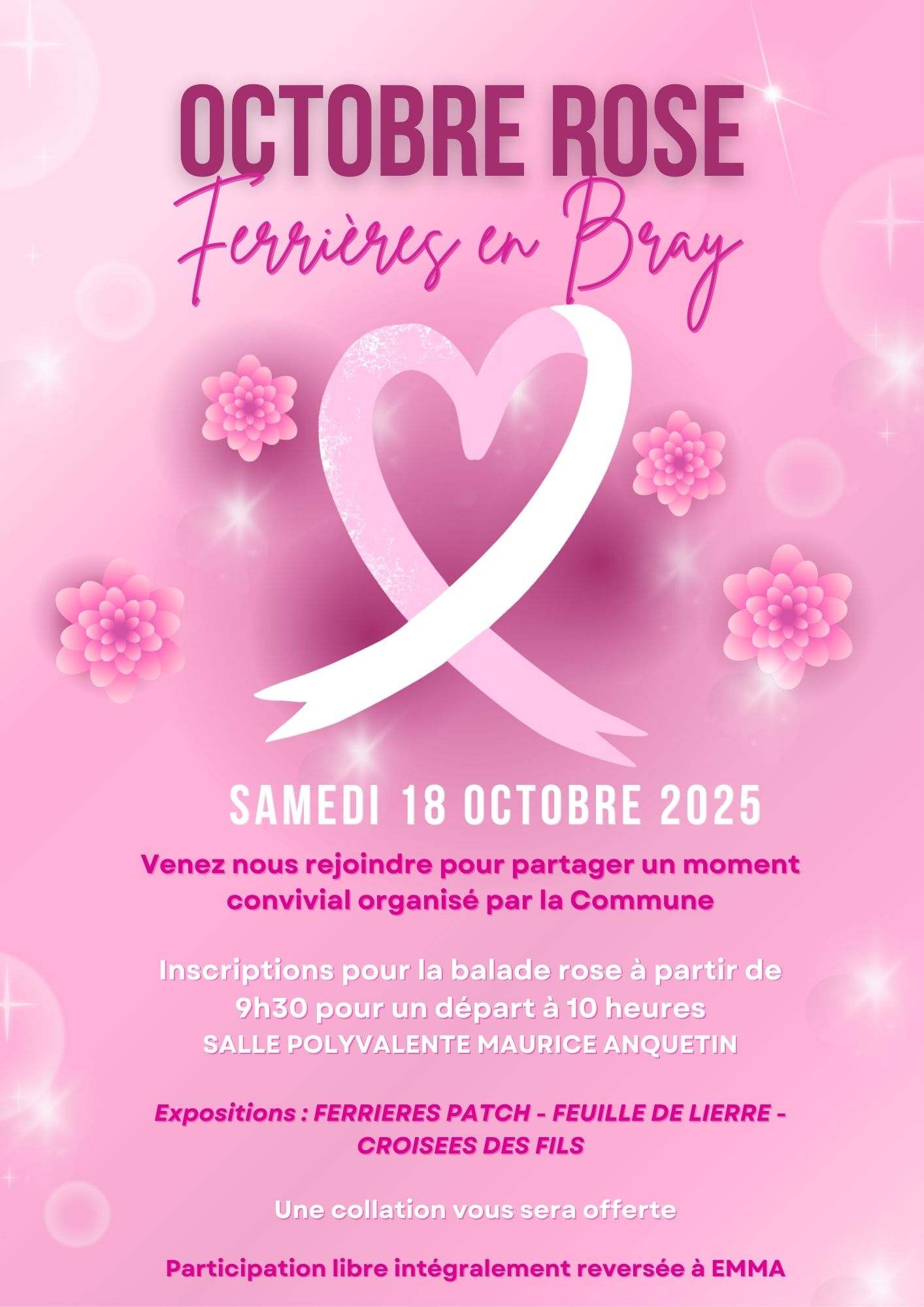 Affiche Octobre rose 2025