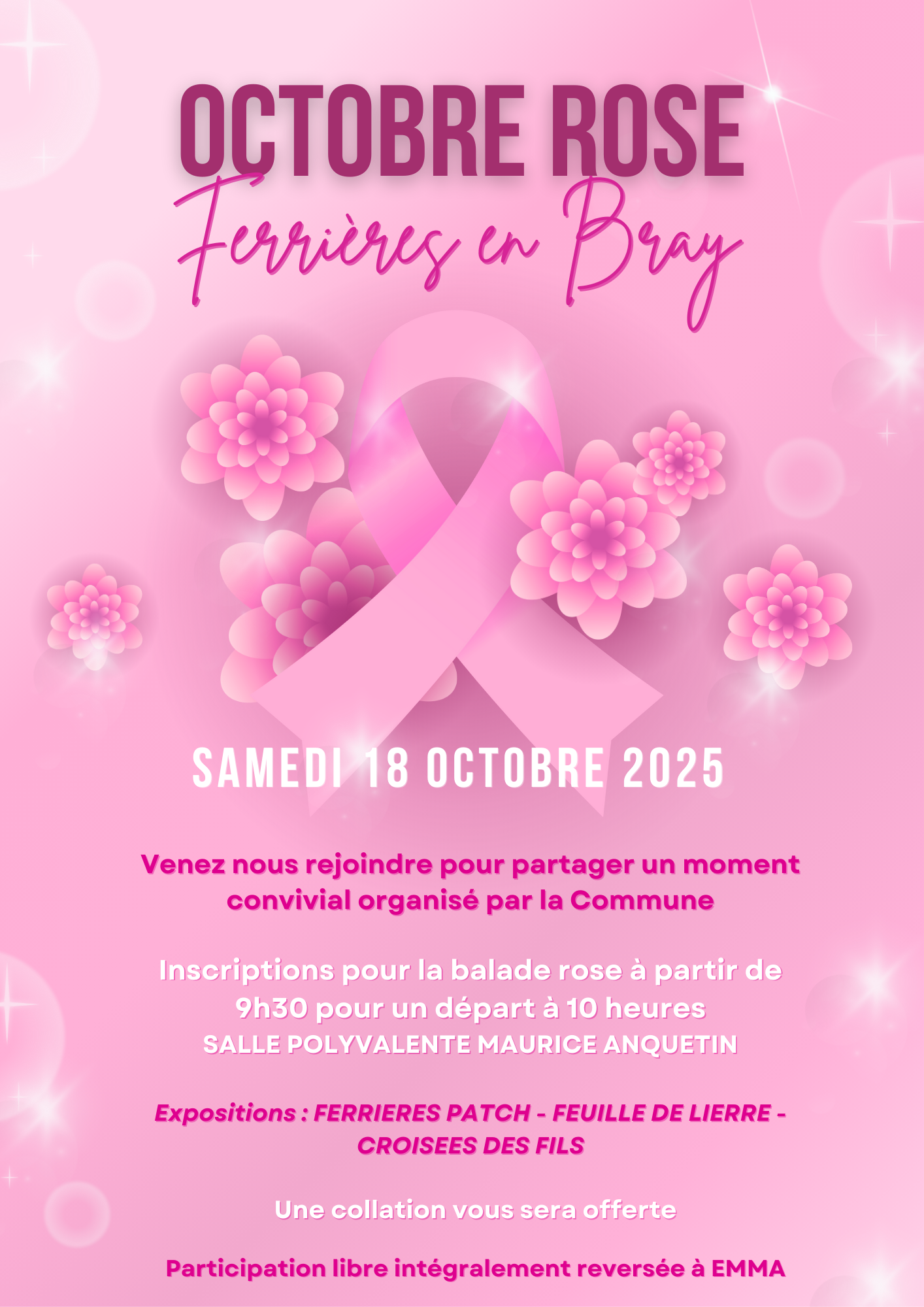 Affiche Octobre rose 2025