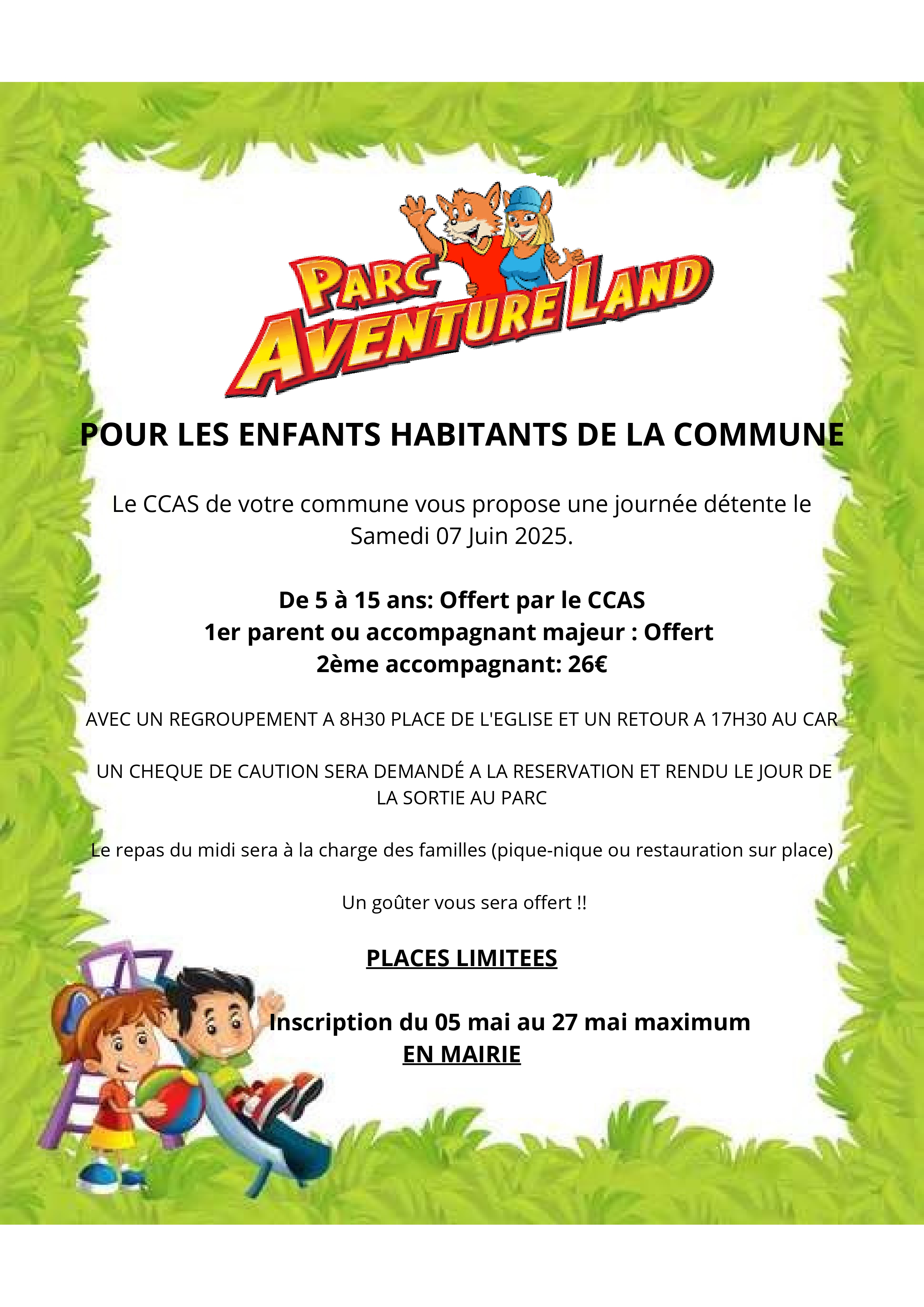 Affiche Aventure Land