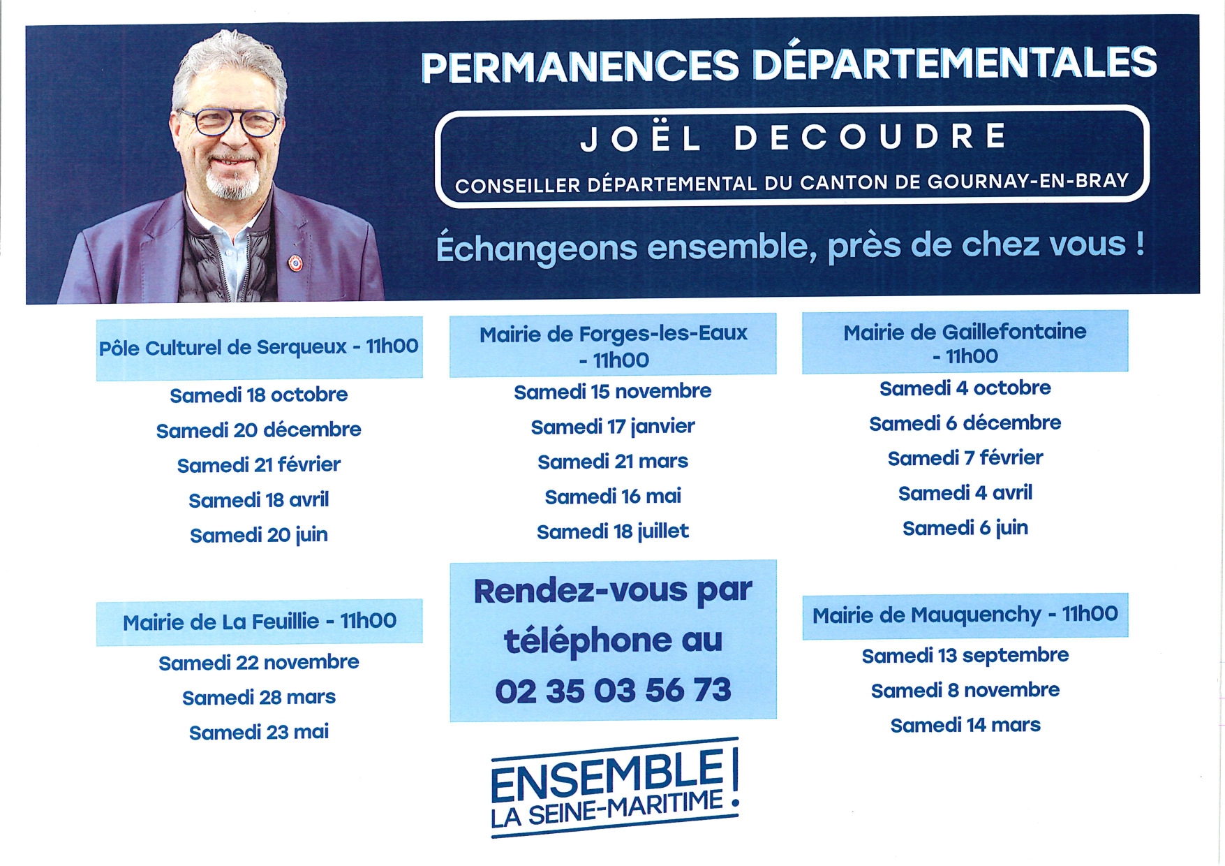 Permanences Départementales