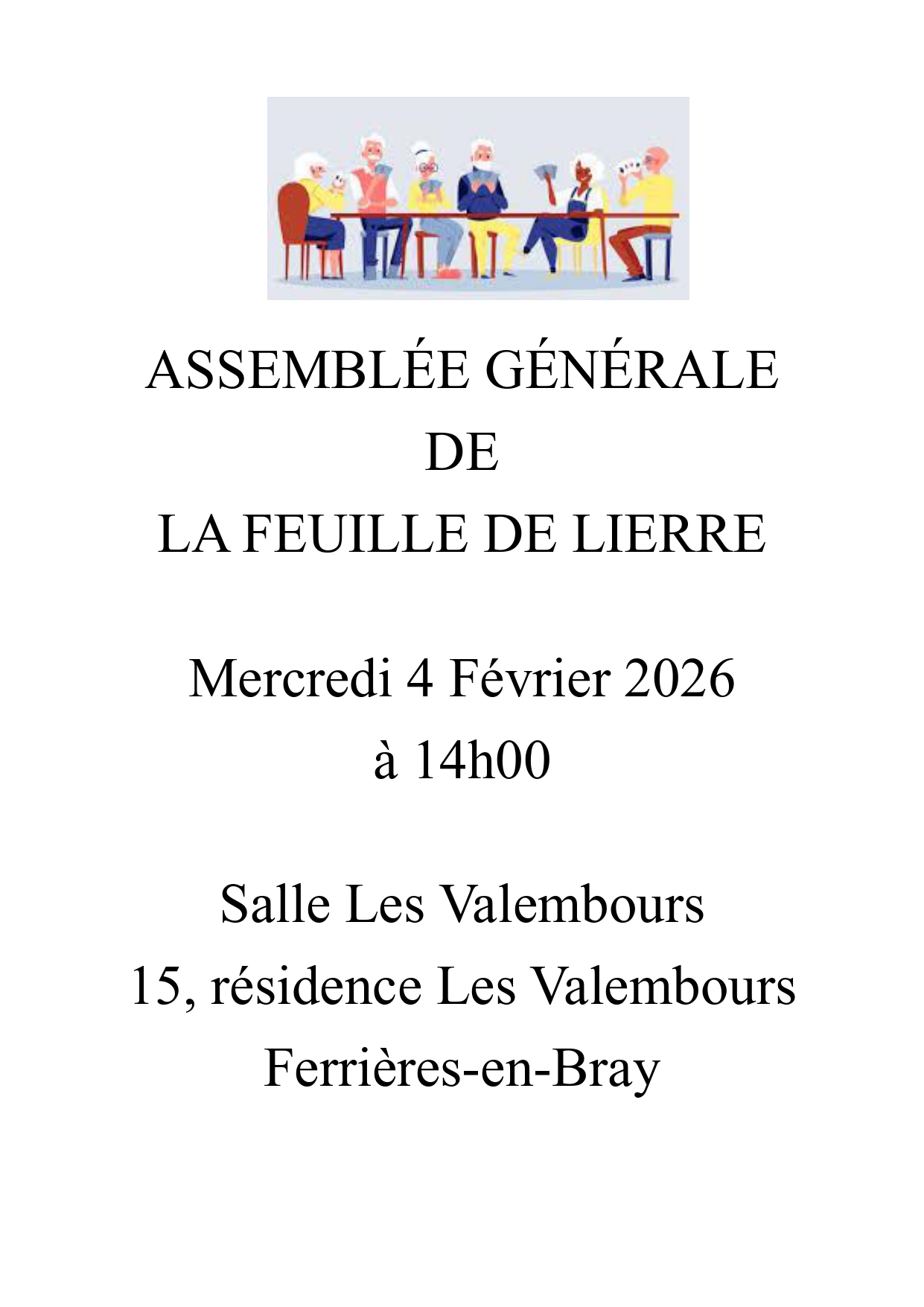 Affiche AG La Feuille de Lierre