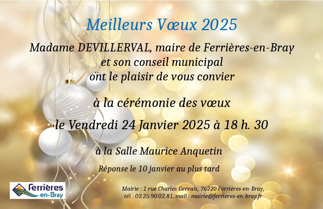 Cérémonie des Voeux