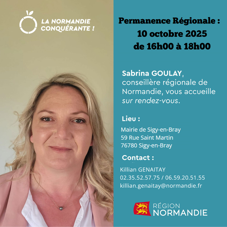 Permaence régionale - Madame GOULAY