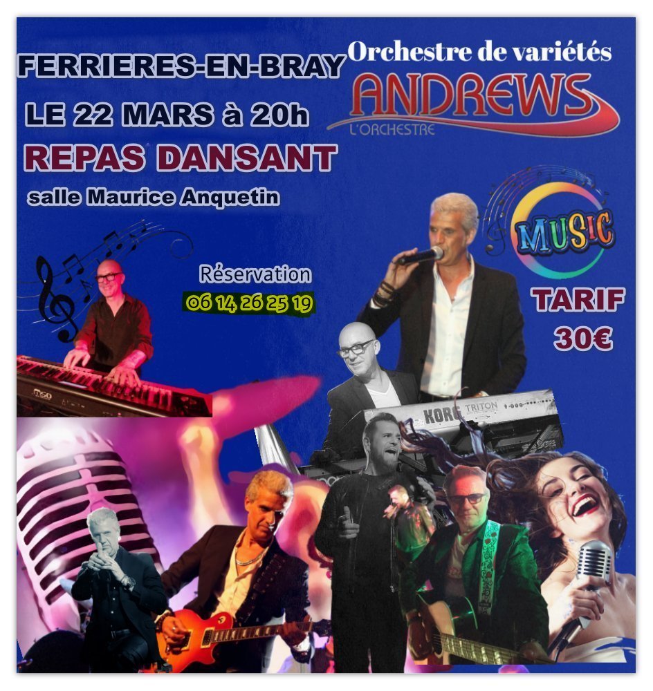 Affiche soirée Andrews