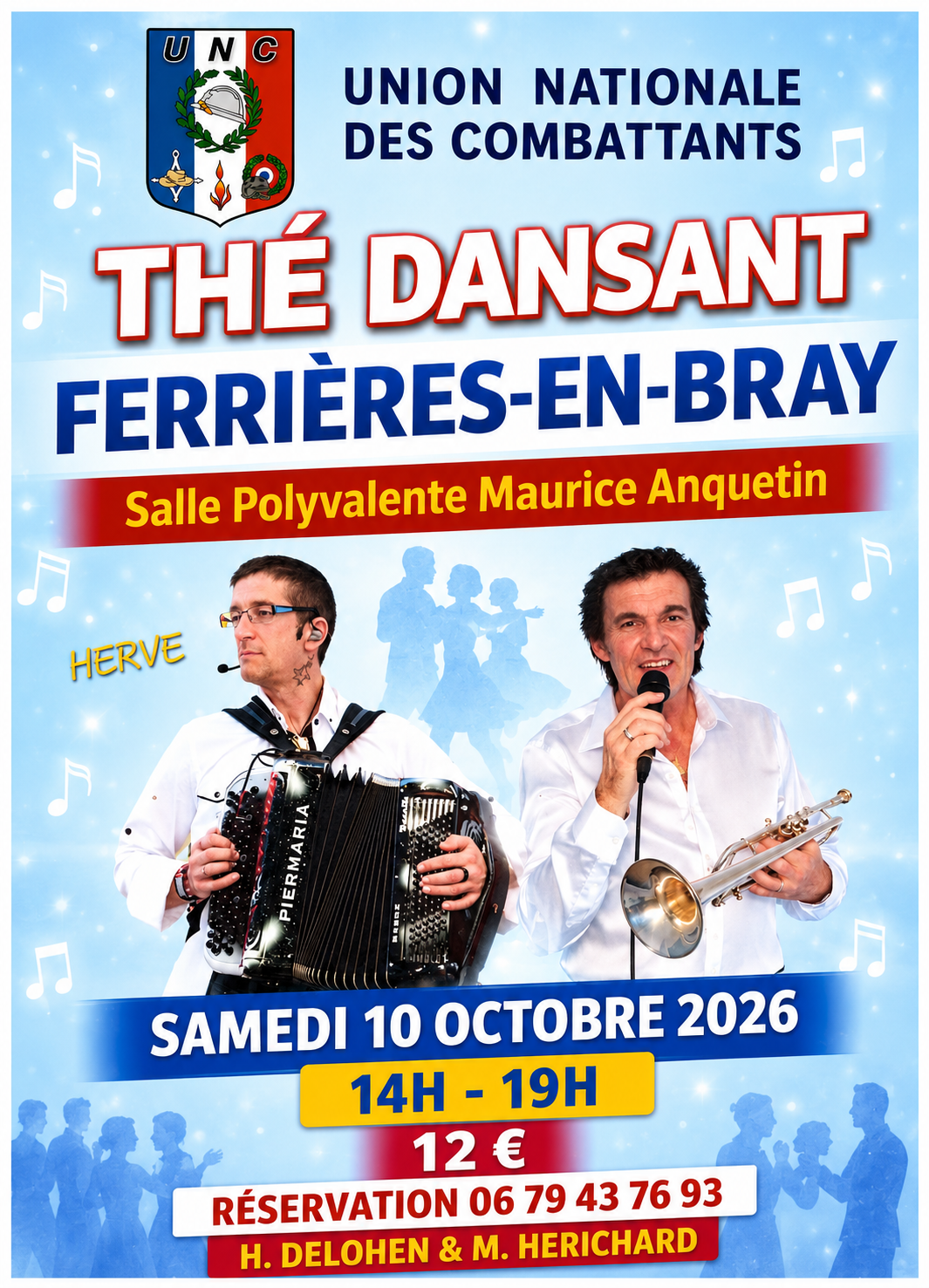 Affiche UNC - Thé dansant