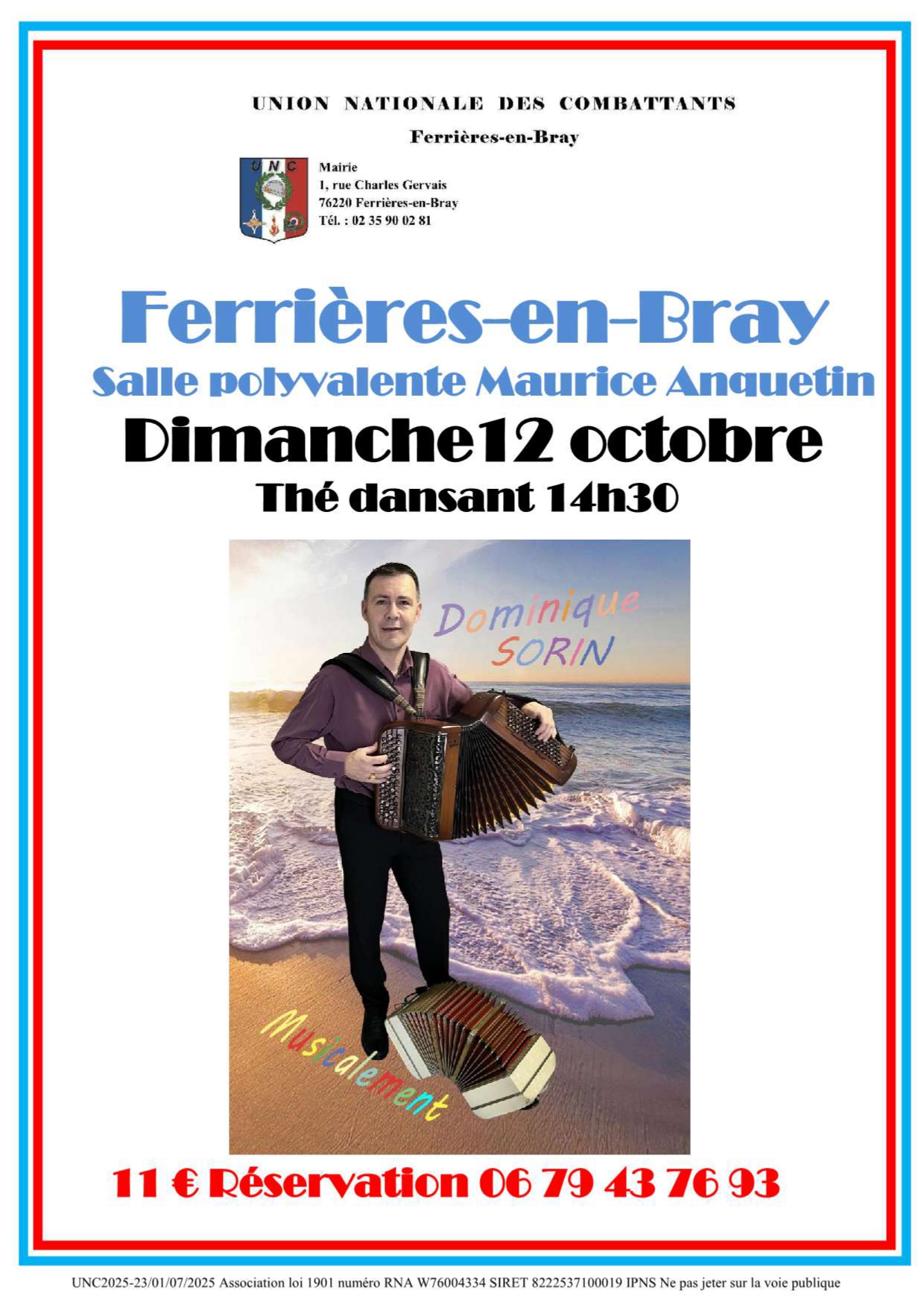 Afficeh thé dansant du 12 Octobre 2025