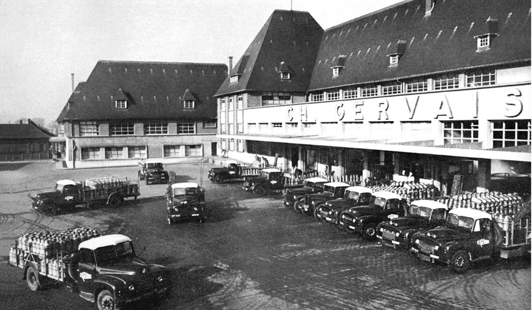Photographie ancienne de l'usine Gervais