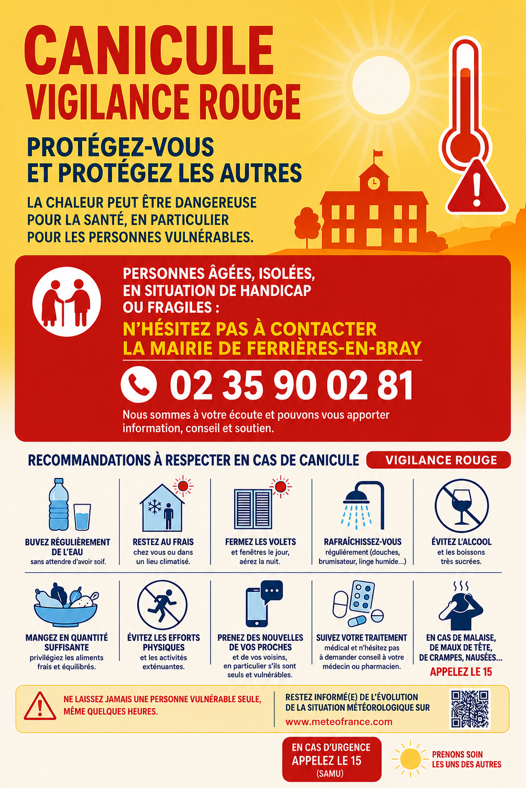 Canicule vigilance rouge
